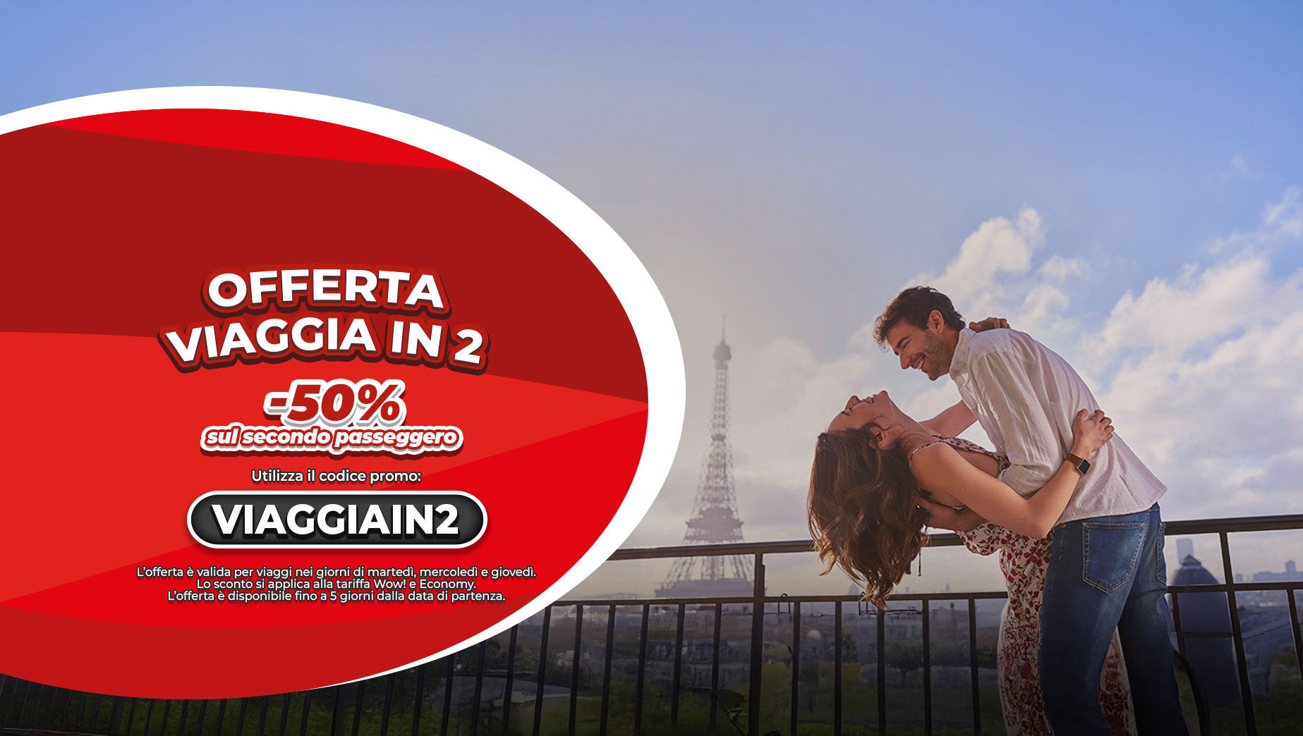 Offerta Viaggia in due