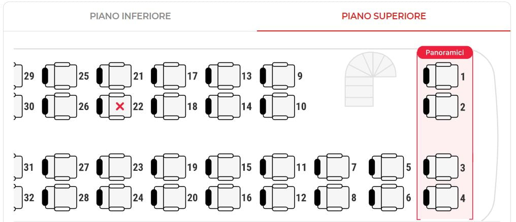 selezione posto